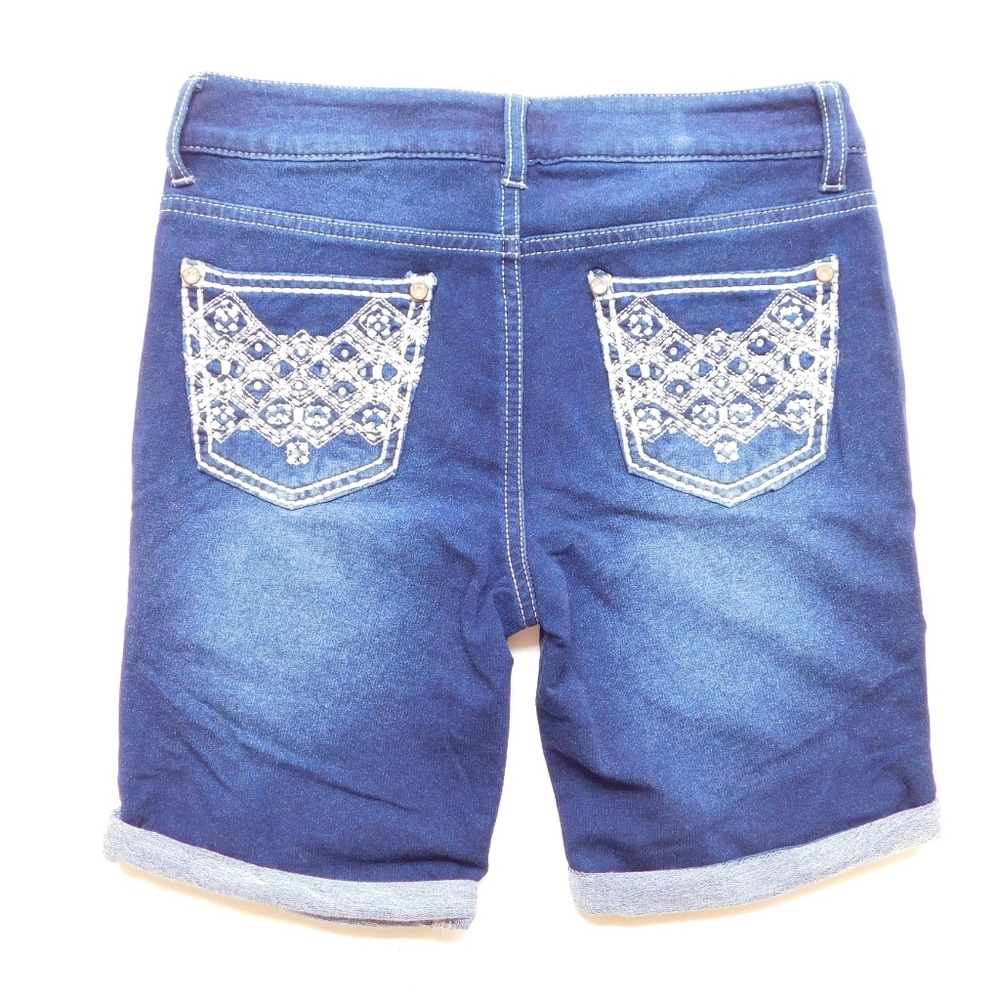Vanilla Star Girls size 12 16 Knit Stretch Bermuda Shorts Rolled Cuff NWT